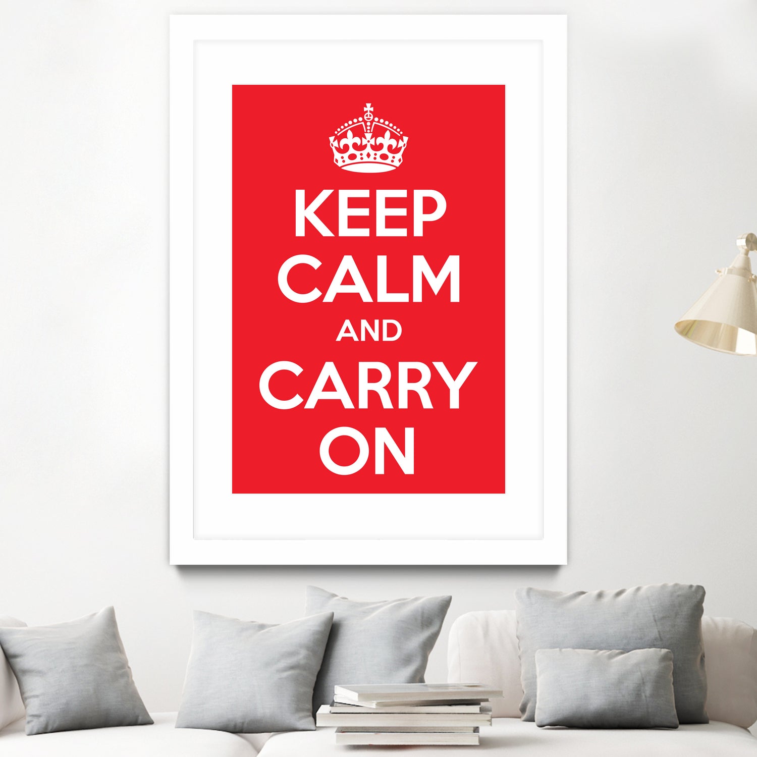 Keep Calm and Carry On by M Studio on GIANT ART - motivation
