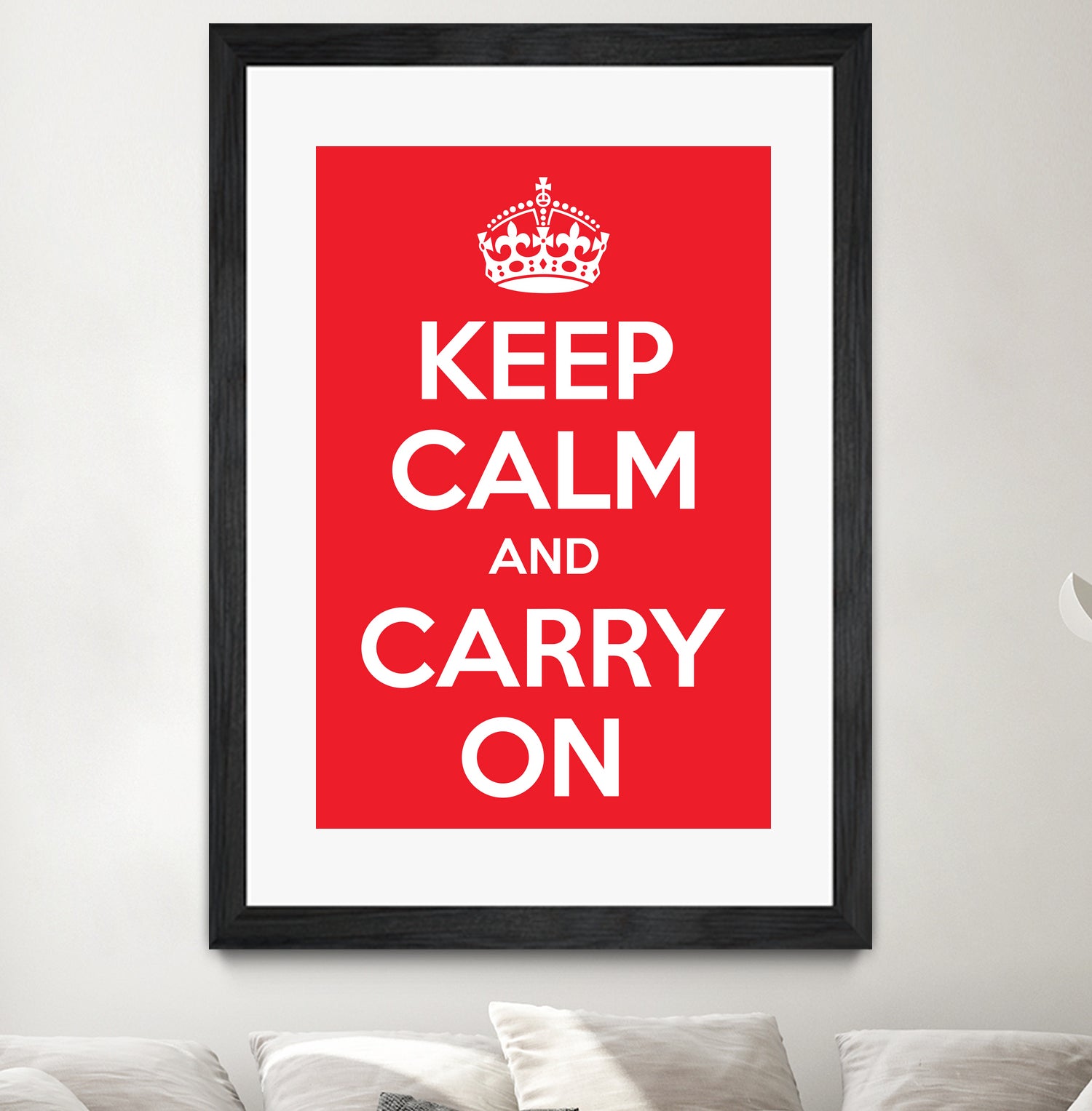 Keep Calm and Carry On by M Studio on GIANT ART - motivation