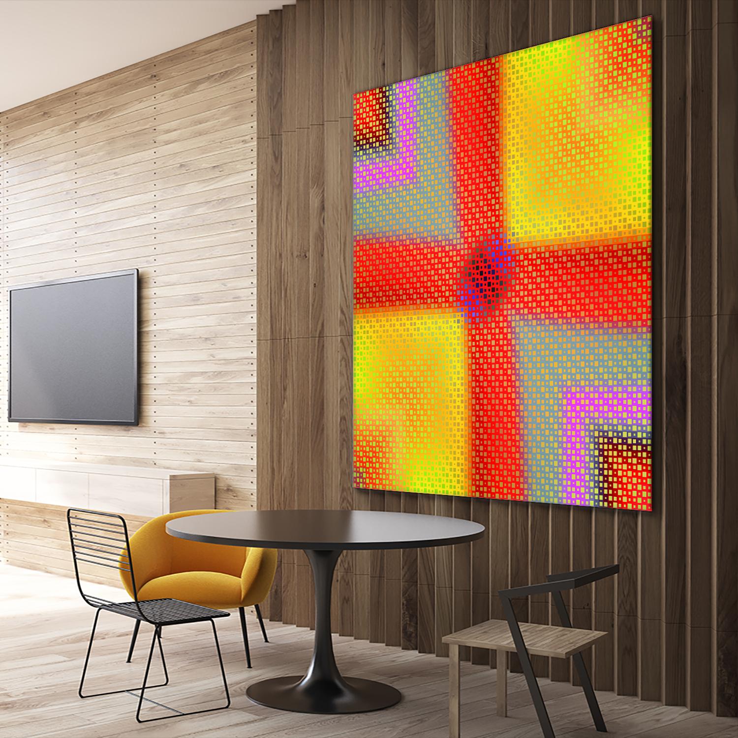 Pi_Dot_Pi_1-6_7 by Xosé Salgado on GIANT ART - orange digital vibration