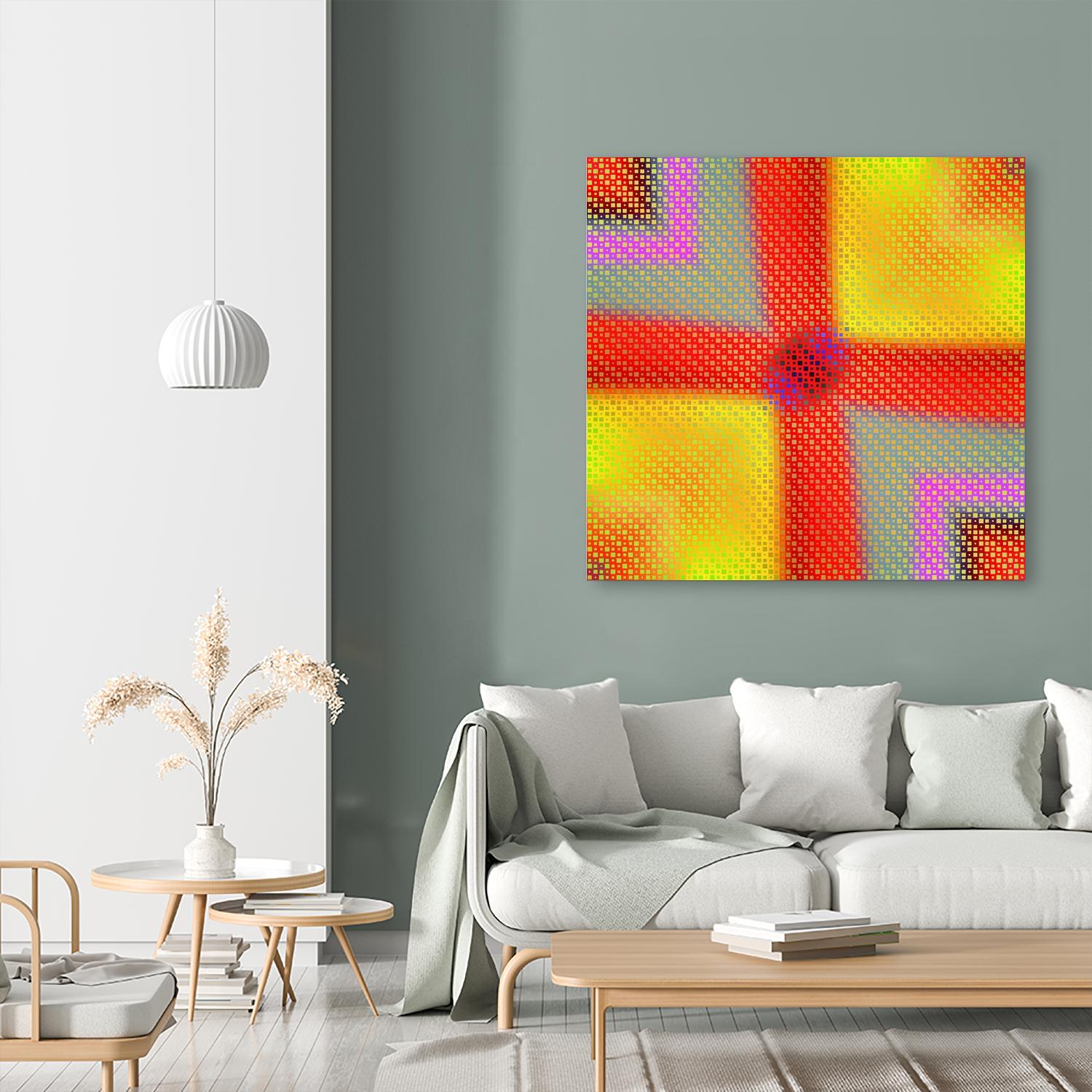 Pi_Dot_Pi_1-6_7 by Xosé Salgado on GIANT ART - orange digital vibration