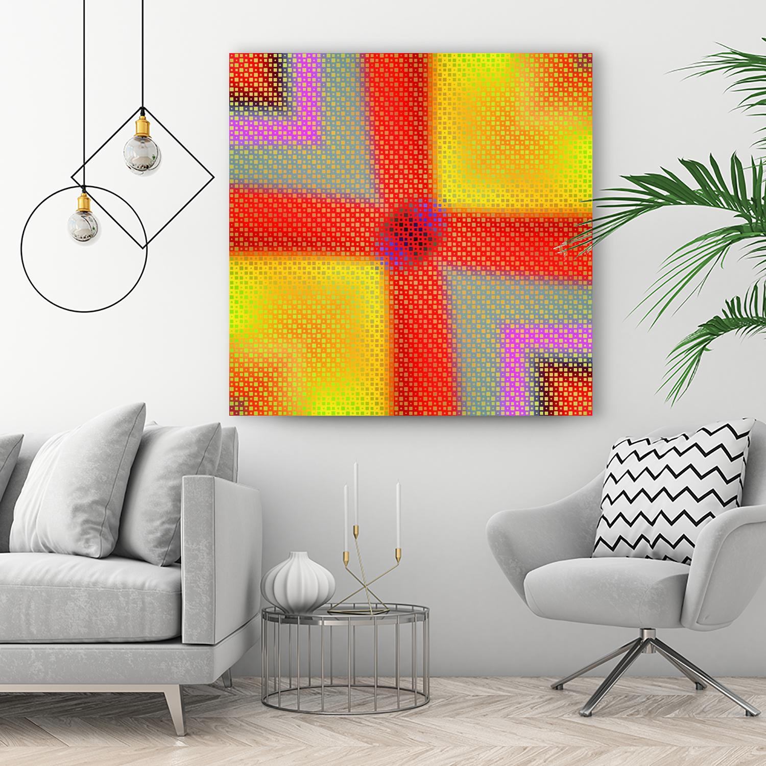 Pi_Dot_Pi_1-6_7 by Xosé Salgado on GIANT ART - orange digital vibration