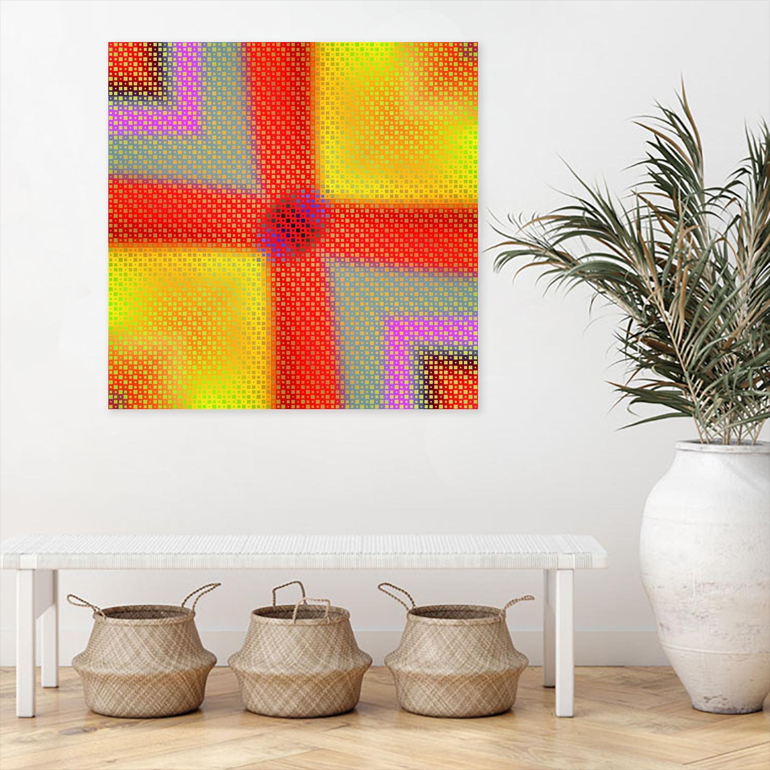 Pi_Dot_Pi_1-6_7 by Xosé Salgado on GIANT ART - orange digital vibration