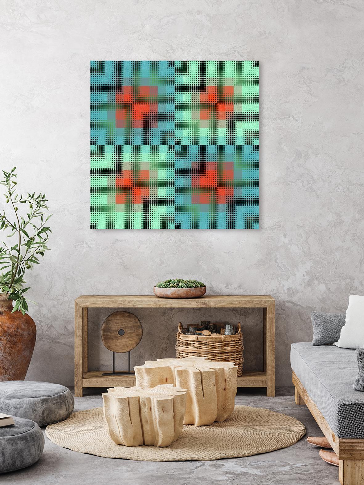 Pi_Dot_Pi_4_2-2_6 by Xosé Salgado on GIANT ART - orange digital hypnotizing