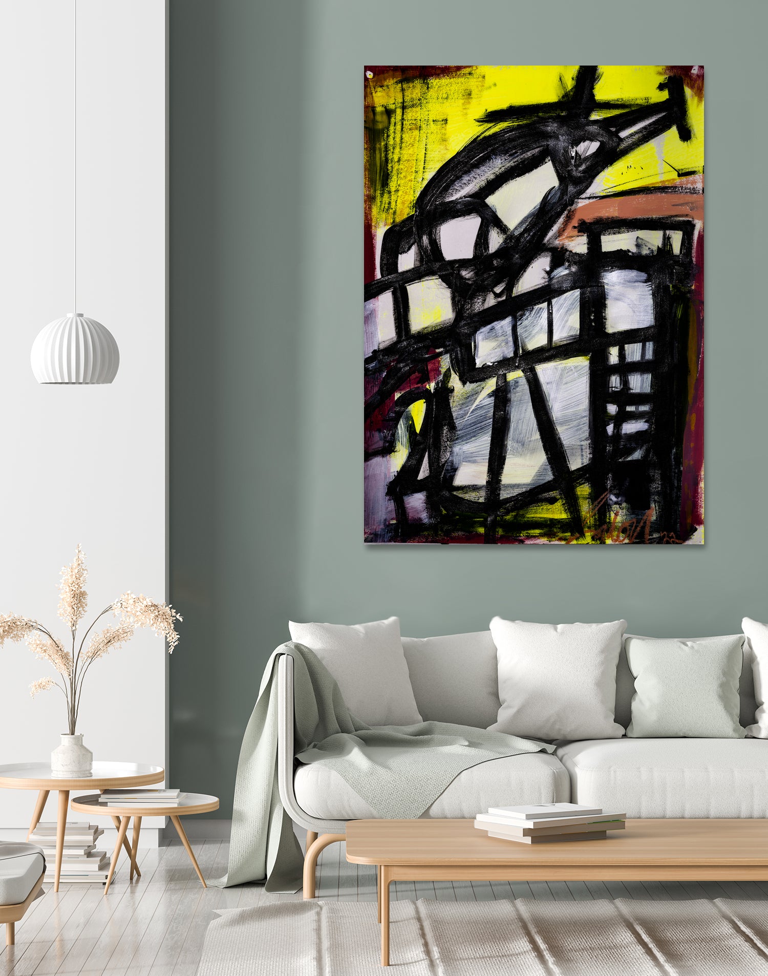 The Helicopter Comes Home by Janet London on GIANT ART - black abstract