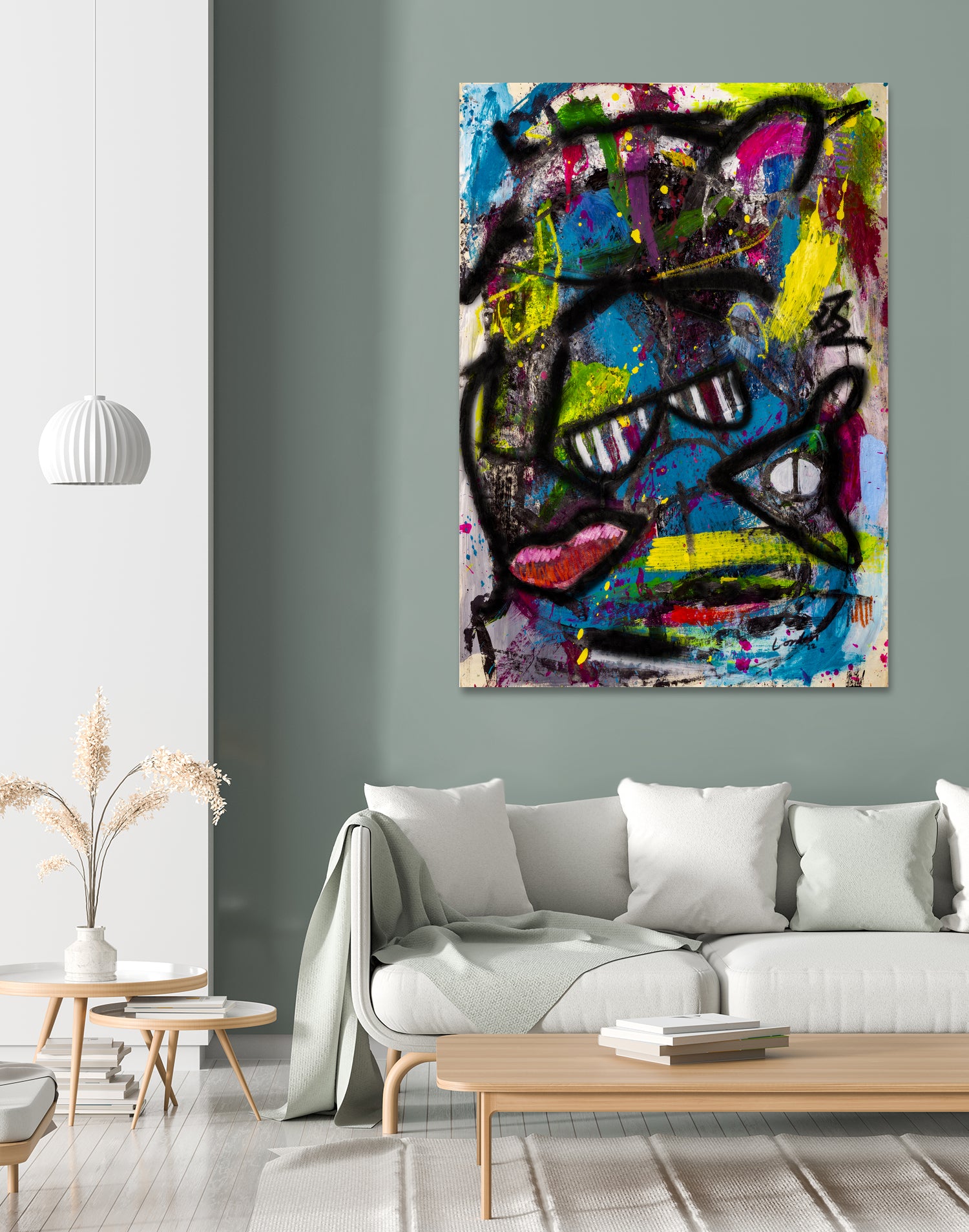 A Fox`s Summer by Janet London on GIANT ART - black abstract