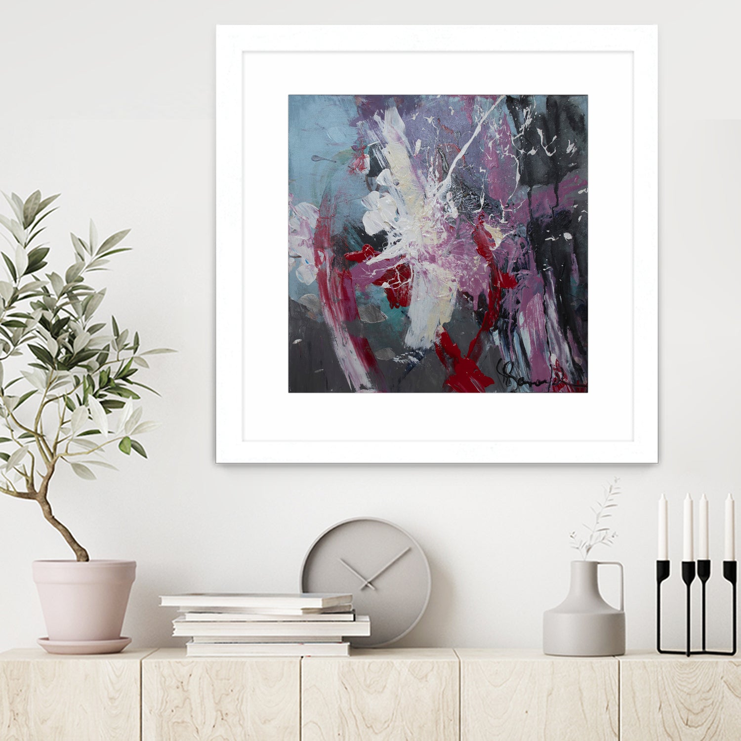 Climax by Doris Savard on GIANT ART - red