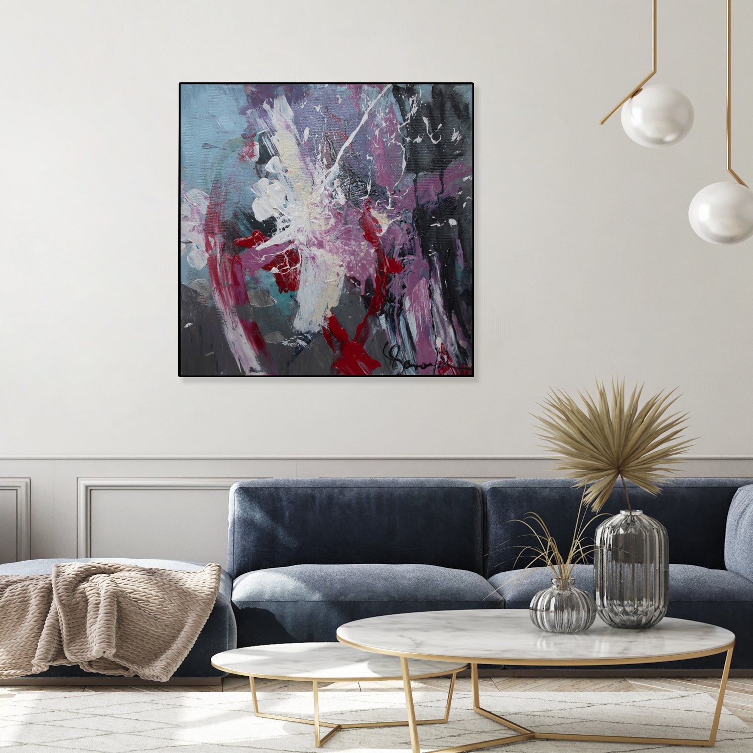 Climax by Doris Savard on GIANT ART - red