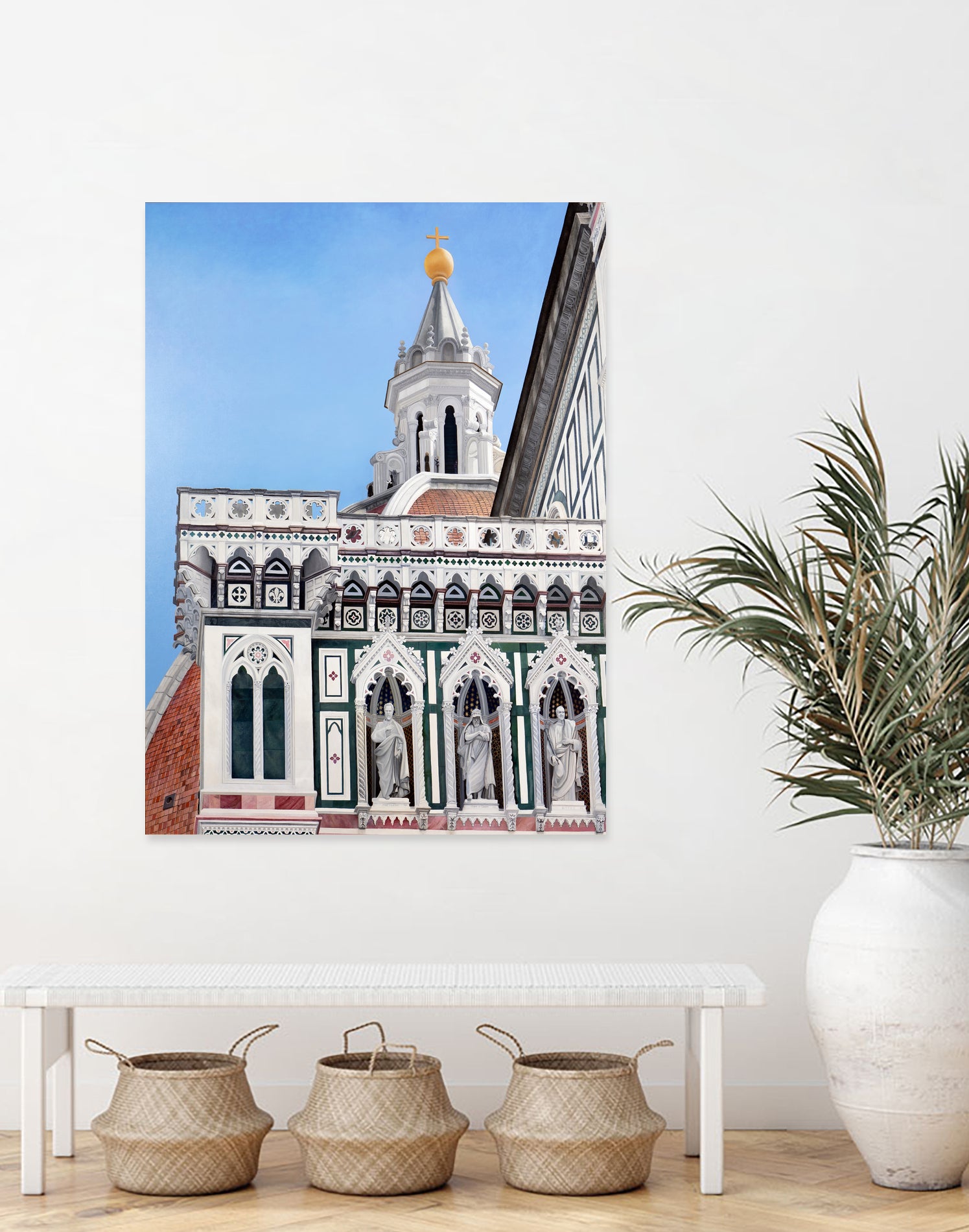 The Duomo of Florence by Matthew Holden Bates on GIANT ART - blue landscape