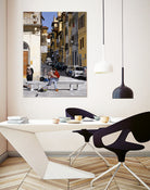 Lovers in Santa Croce by Matthew Holden Bates on GIANT ART - blue landscape