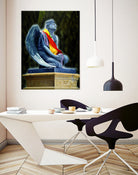 Angel of the Peace by Matthew Holden Bates on GIANT ART - blue urban art