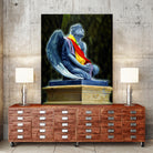 Angel of the Peace by Matthew Holden Bates on GIANT ART - blue urban art