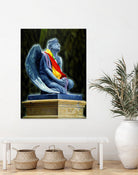 Angel of the Peace by Matthew Holden Bates on GIANT ART - blue urban art