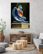 Angel of the Peace by Matthew Holden Bates on GIANT ART - blue urban art