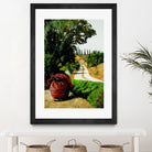 Tuscan Summer Road by Matthew Holden Bates on GIANT ART - red cityscape