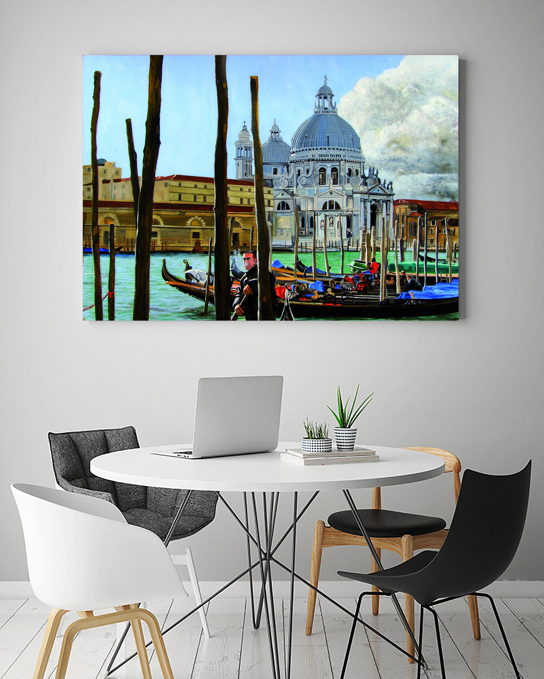 Venezia by Matthew Holden Bates on GIANT ART - blue landscape