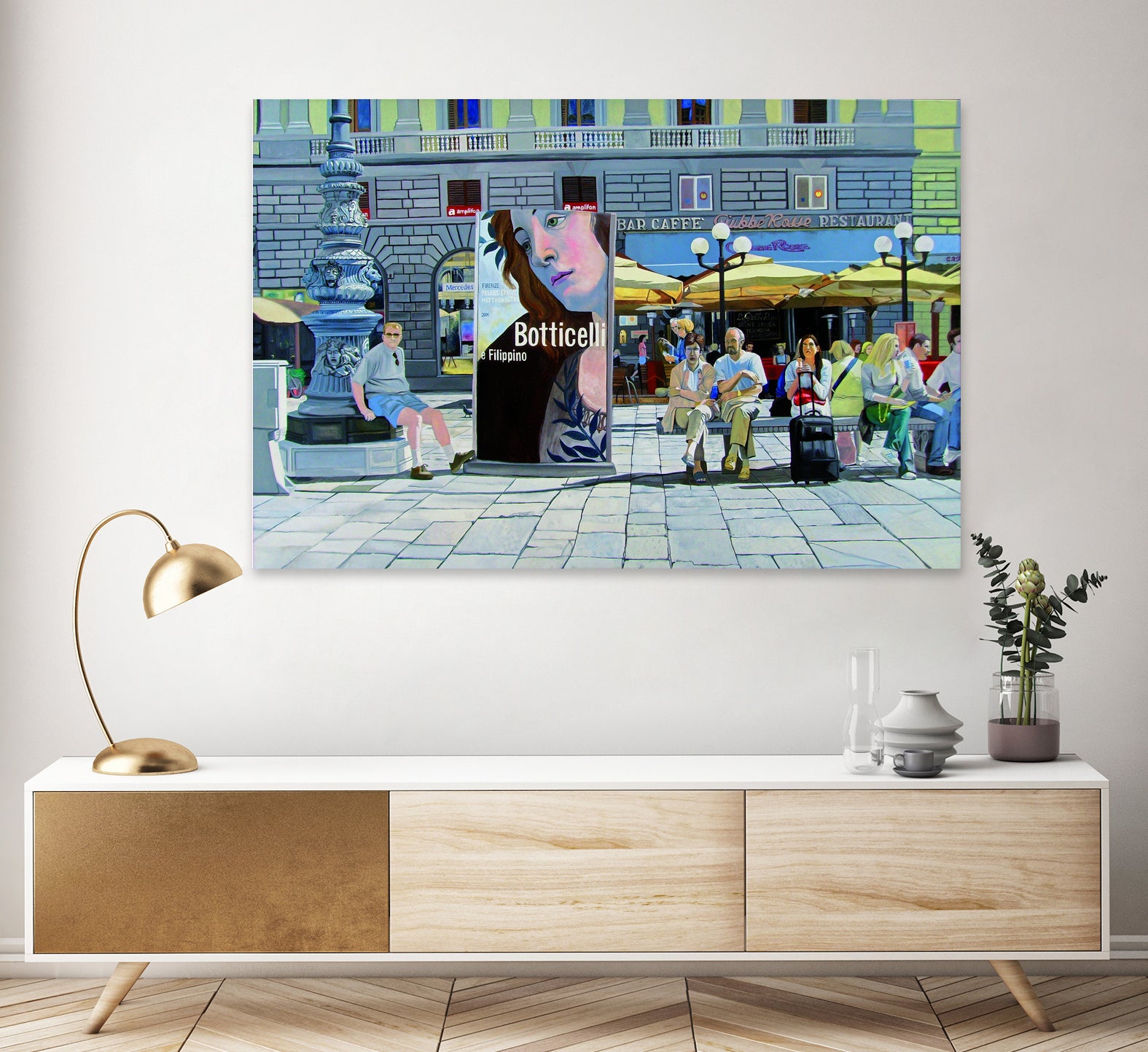 Botticelli e Filippino by Matthew Holden Bates on GIANT ART - grey landscape