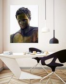 Apoxyomenos by Matthew Holden Bates on GIANT ART - green statues