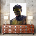 Apoxyomenos by Matthew Holden Bates on GIANT ART - green statues