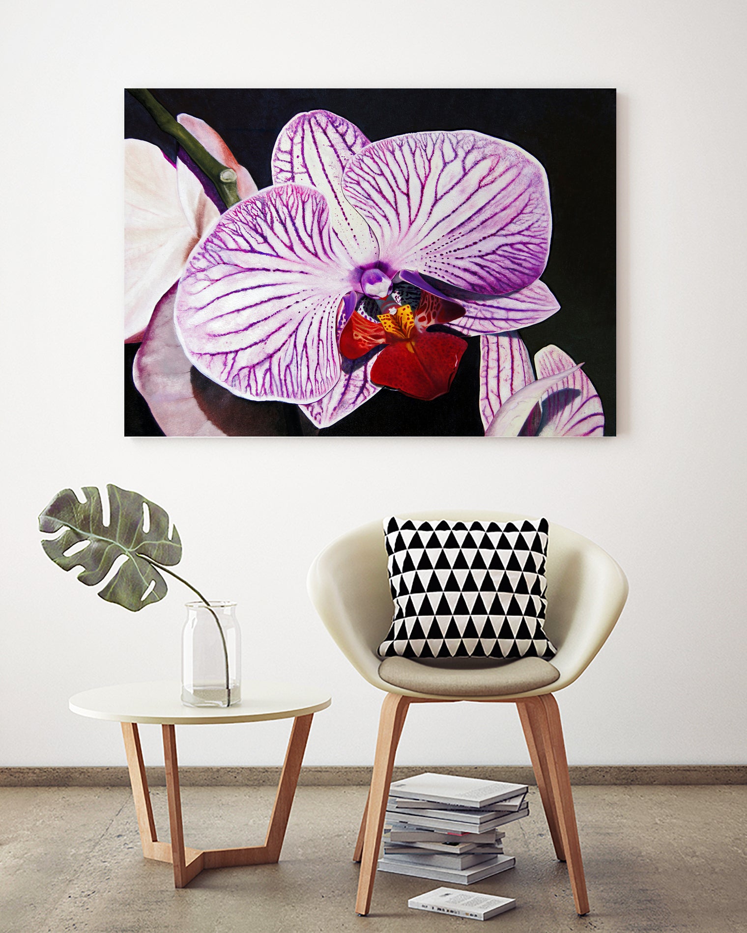 Purple Orchids by Matthew Holden Bates on GIANT ART - purple botanical