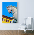 Cavallo di Cosimo by Matthew Holden Bates on GIANT ART - blue landscape