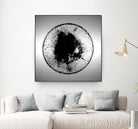 Dissolve by Orestes Grediaga on GIANT ART - black shapes  framed canvas