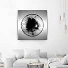 Dissolve by Orestes Grediaga on GIANT ART - black shapes  framed canvas