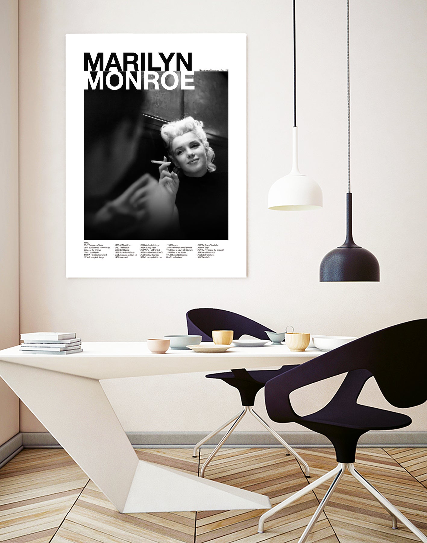 Marilyn Monroe  by M Studio on GIANT ART - black and white photography