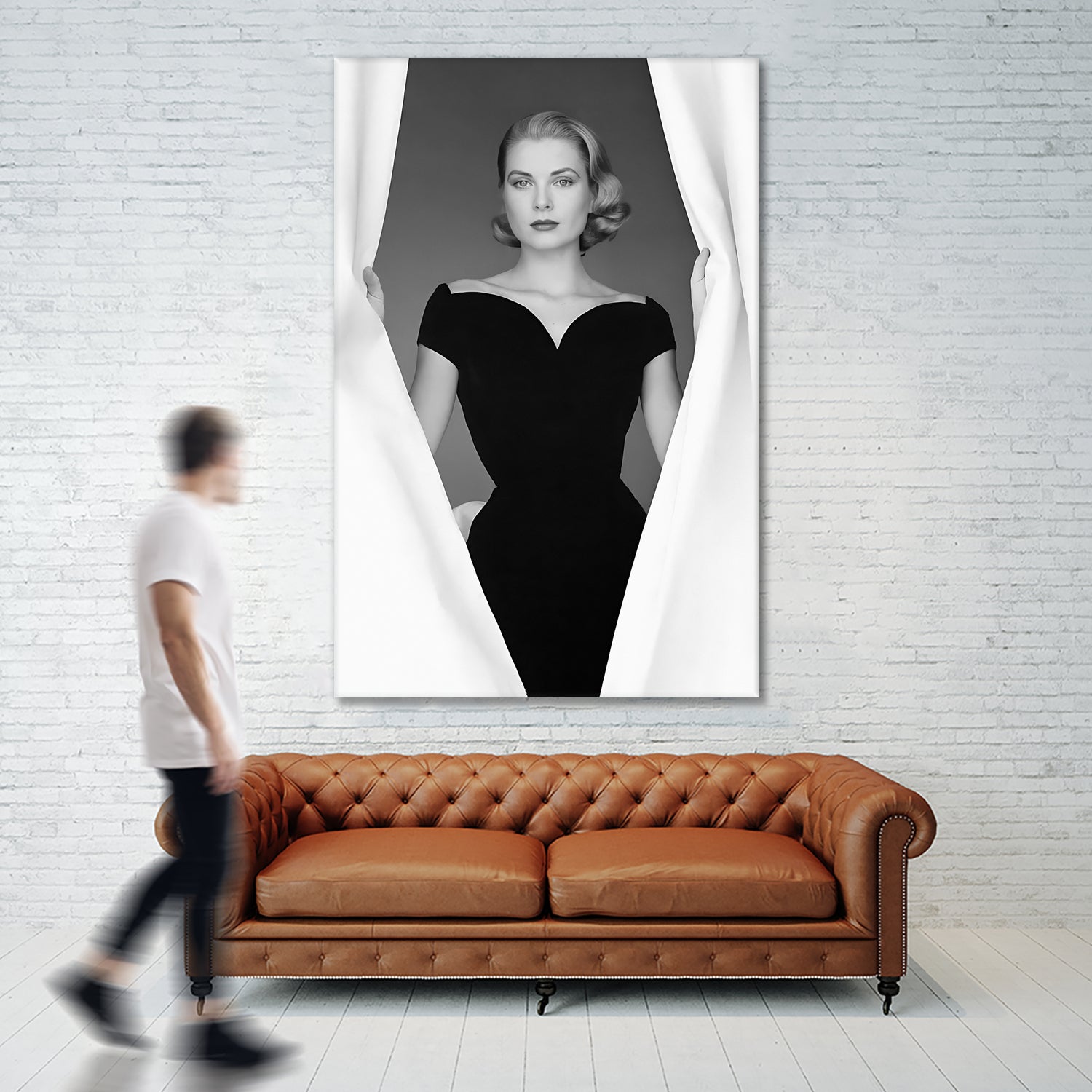 Grace Kelly by M Studio on GIANT ART - black and white photographie actress