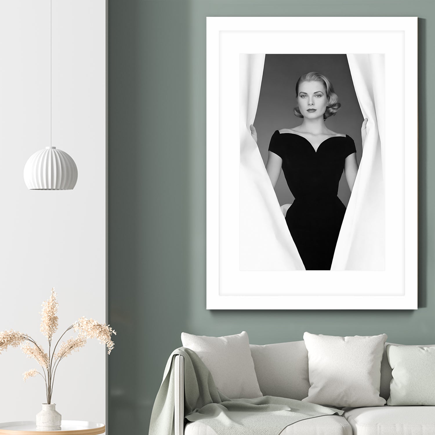 Grace Kelly by M Studio on GIANT ART - black and white photographie actress