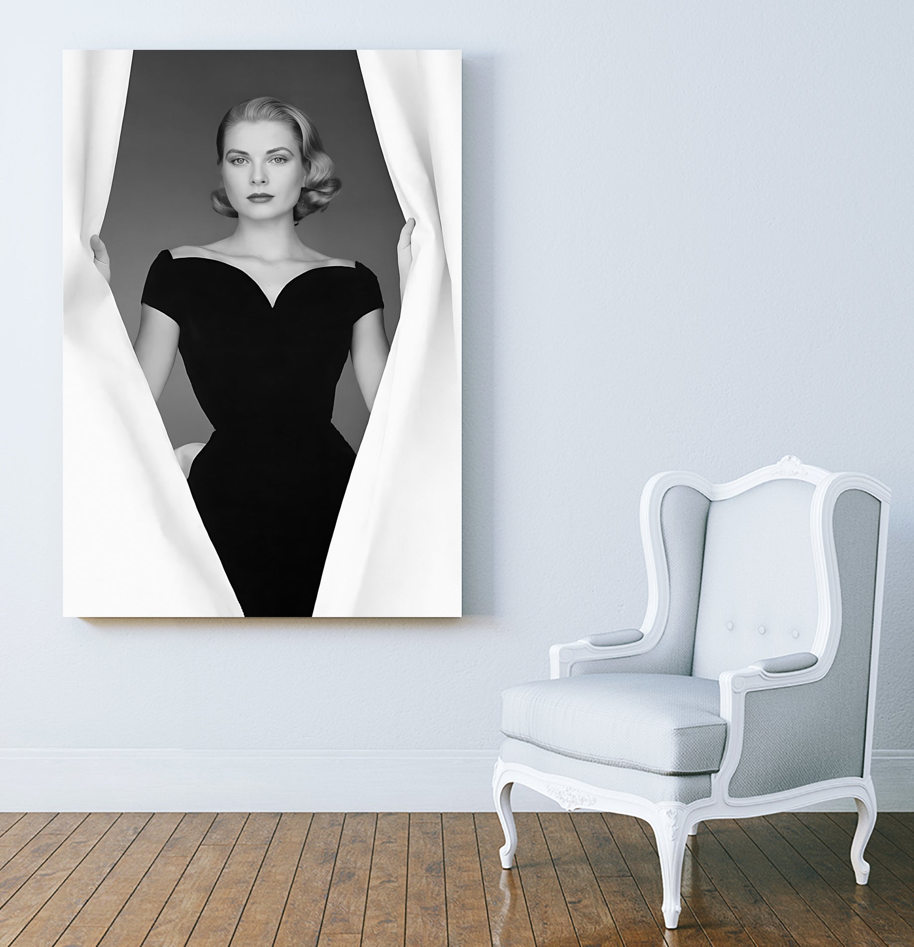 Grace Kelly by M Studio on GIANT ART - black and white photographie actress