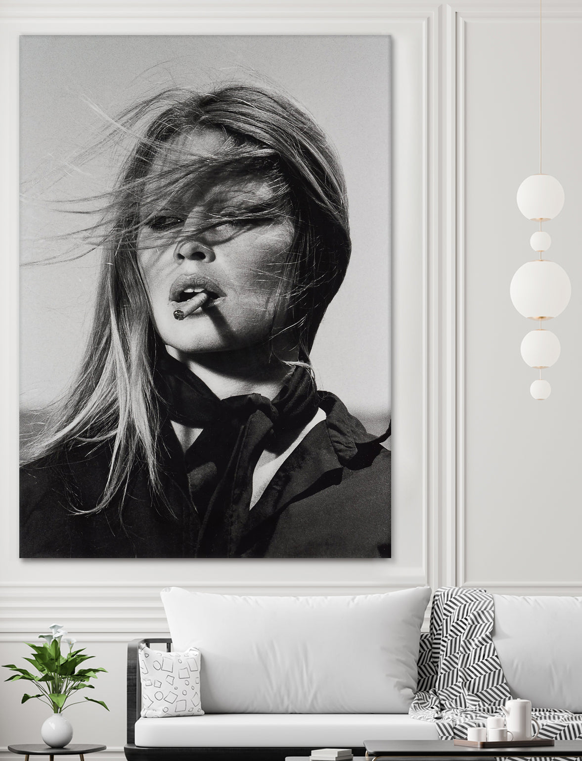 Brigitte Bardot by M Studio on GIANT ART - black and white black and white bardot