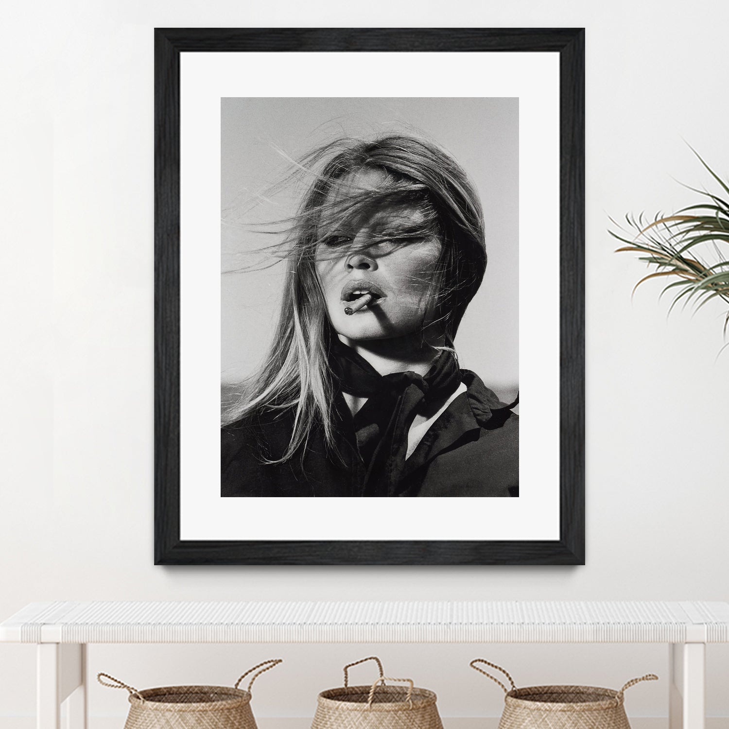Brigitte Bardot by M Studio on GIANT ART - black and white black and white bardot