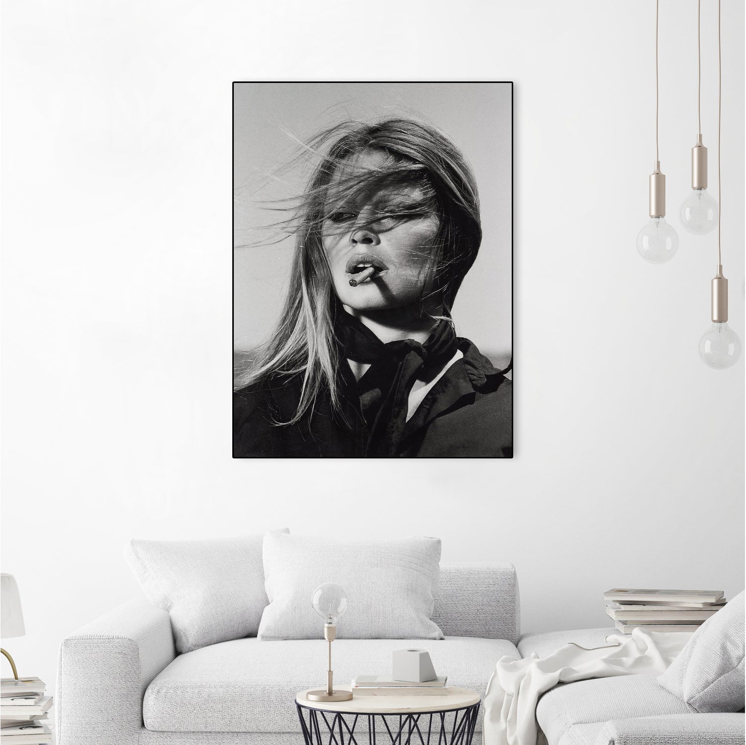 Brigitte Bardot by M Studio on GIANT ART - black and white black and white bardot