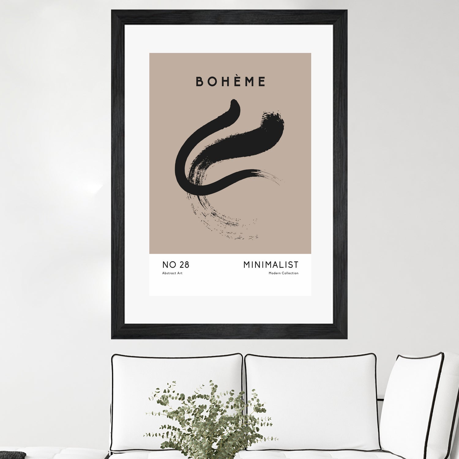 Esprit Bohème by M Studio on GIANT ART - beige minimalist