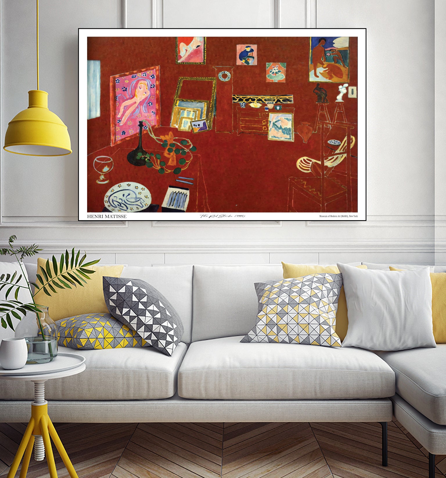 The Red studio by Henri Matisse on GIANT ART - museums