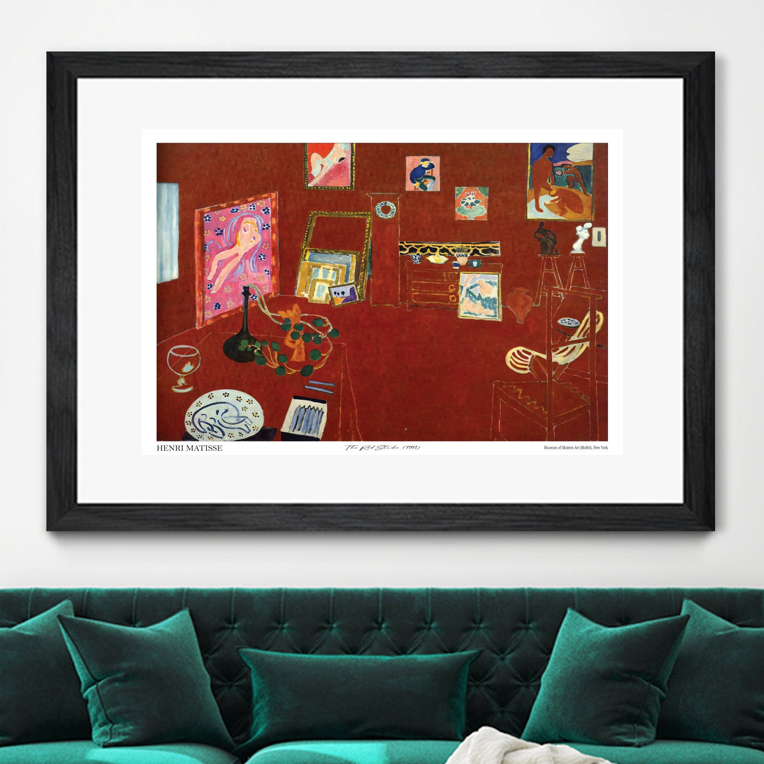 The Red studio by Henri Matisse on GIANT ART - museums