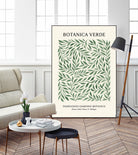 Botanica Verde by M Studio on GIANT ART - green botanical framed canvas