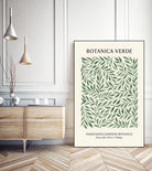 Botanica Verde by M Studio on GIANT ART - green botanical framed canvas