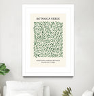 Botanica Verde by M Studio on GIANT ART - green botanical framed canvas