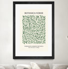 Botanica Verde by M Studio on GIANT ART - green botanical framed canvas