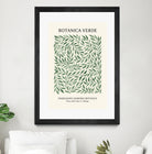 Botanica Verde by M Studio on GIANT ART - green botanical framed canvas