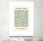 Botanica Verde by M Studio on GIANT ART - green botanical framed canvas