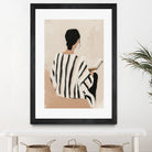 women reading by Mstudio on GIANT ART - beige figurative