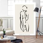 Nude no.2 by M Studio on GIANT ART - beige figurative woman