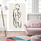 Nude no.2 by M Studio on GIANT ART - beige figurative woman