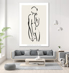 Nude no.2 by M Studio on GIANT ART - beige figurative woman