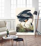 Great Blue Heron by John James Audubon on GIANT ART - green botanical nature