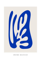 Papiers Découpés by Matisse on GIANT ART - blue modern framed canvas