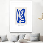 Papiers Découpés by Matisse on GIANT ART - blue modern framed canvas