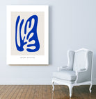 Papiers Découpés by Matisse on GIANT ART - blue modern framed canvas